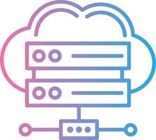 Data Center Minimal Graphic Visual vector