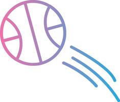 Football Throw Custom Line Element vector
