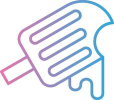 Popsicle Outlined Frame Object vector