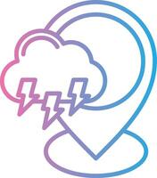 Storm Modern Interface Badge vector