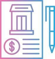 Agreement Soft Outline Graphic vector
