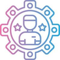 User Role UI Badge vector