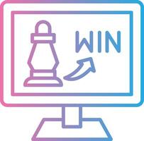 Chess Game Sleek Visual Mark vector