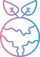 Eco Gradient Themed Symbol vector