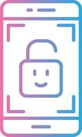 Face Id Clean Frame Object vector