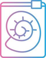 Fossil Color Enhanced Graphic vector