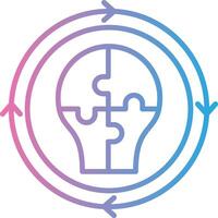 Problem Solving App Based UI Graphic vector