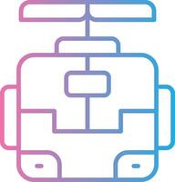 Robot Flat Symbol vector