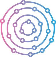 Solar System Digital App Concept vector