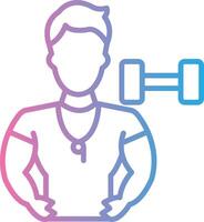 Trainer Abstract UI Visual vector