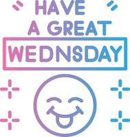 Wednesday Smooth App Visual vector