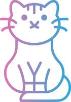 Cat Web Based Design Element vector