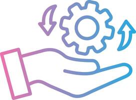 Change Management Mobile App Illustration vector