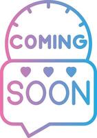 Coming Soon Hand Drawn Sketch Symbol vector