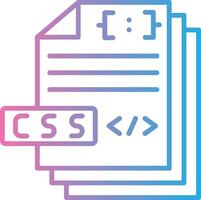 CSS File Color Block Badge vector