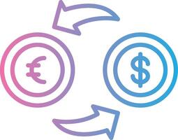 Currency Exchange Smooth UI Symbol vector