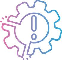Disruption Shadowed Flat Design vector