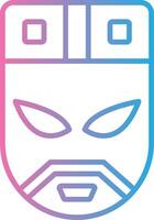 Mask Gradient Style Element vector