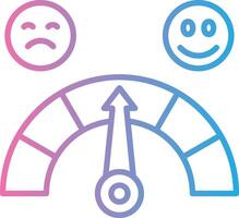 Meter Gradient Themed Symbol vector