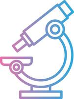 Microscope Outlined Frame Object vector