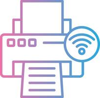 Printer Creative Sketch Element vector