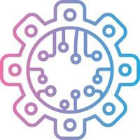 Settings Thin Graphic Shape vector