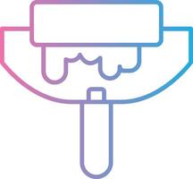 Paint Rolle Interface Line Graphic vector