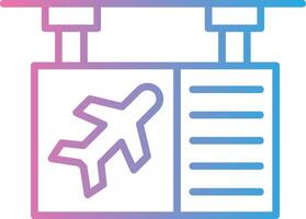 Boarding Gate Interactive Symbol vector
