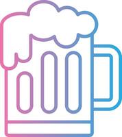 Beer Neon UI Symbol vector