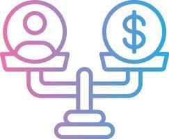 Equality Sleek Visual Mark vector