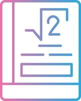 Math Book Mobile App Illustration vector