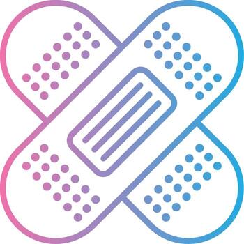 Patch Gradient Style Element vector