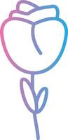 Rose Gradient Style Element vector