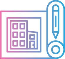 Blueprint Muted Tone Element vector