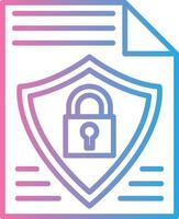 Data Privacy Modern Interface Badge vector
