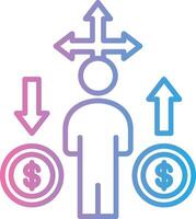 Decision Soft Outline Graphic vector