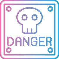 Danger Smooth UI Symbol vector