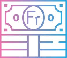 Franc Color Block Badge vector