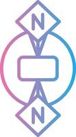 Many To Many Interactive UI Design vector