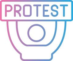 Protest Clean UI Concept vector