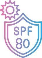 Spf 80 Simplified Design Piece vector