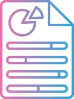 Analysis Sleek Visual Mark vector