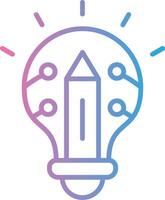 Creativity Custom Line Element vector