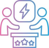 Conflict Resolution Web Style Graphic vector