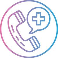 Emergency Call Cool Tone Form vector