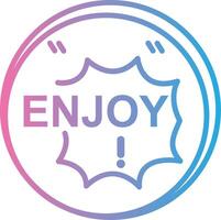 Enjoy Pixel Style Badge vector