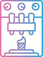 Ice Cream Maker Flat Symbol vector