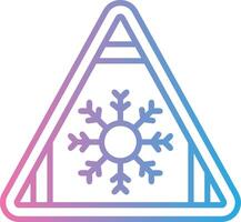 Snow Gradient Color Form vector
