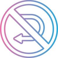U Turn Pastel Color Graphic vector