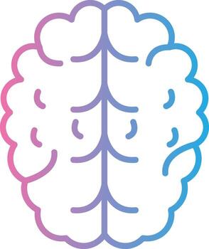 tronco encefálico digital tecnología elemento vector